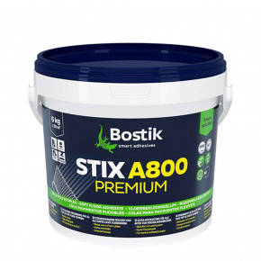 Клей для гибких напольных покрытий BOSTIK  STIX A800 PREMIUM 6 кг ТЕРМОРЕЖИМ в интерьере