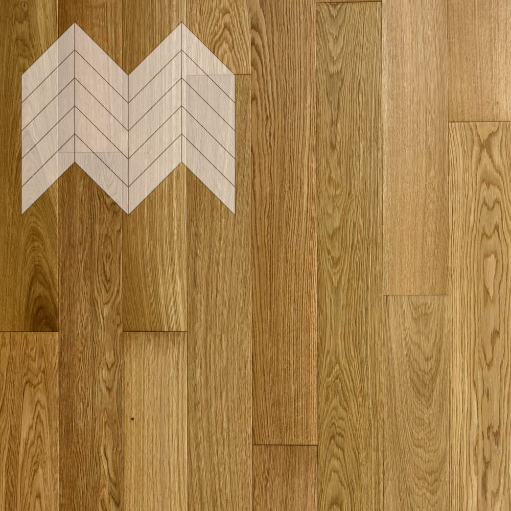 Паркет Елка Французская Lab Arte Chevron Дуб Натур Масло UV.S 600/475х125х14/3/45°