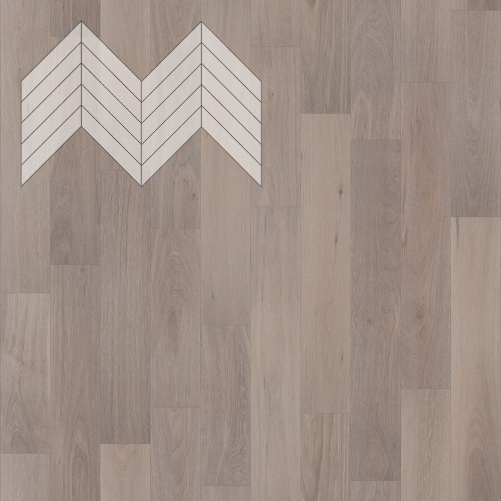 Паркет Елка Французская Lab Arte Chevron Дуб Натур Шарм лак 600/510х90х14/3/45°