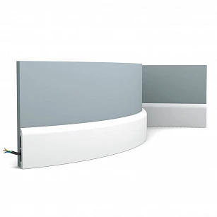 Плинтус из дюрополимера Orac Decor SX183F 2000х75х13 в интерьере