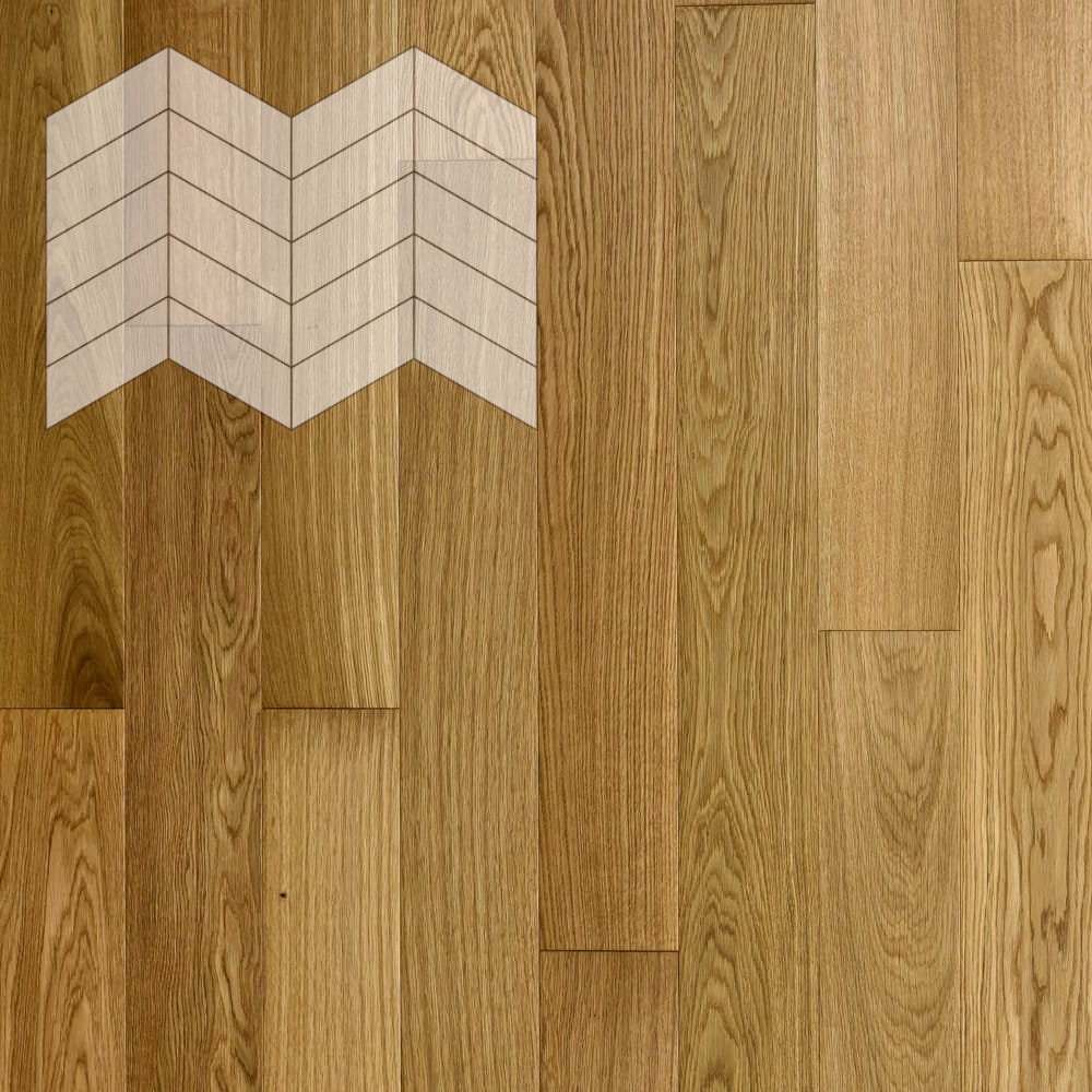 Паркет Елка Французская Lab Arte Chevron Дуб Рустик Масло UV.S 400/328х125х14/3/60°
