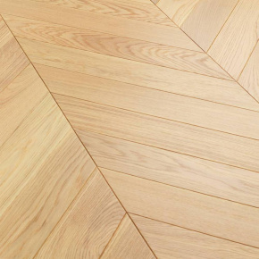 Паркет Елка Французская Lab Arte Chevron Дуб Натур Беж лак 400/328х125х14/3/60° в интерьере