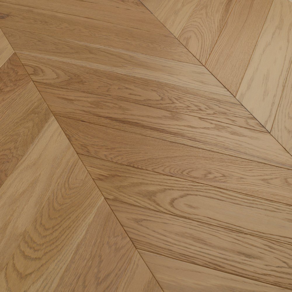 Паркет Елка Французская Lab Arte Chevron Дуб Рустик Бург лак 400/337х110х14/3/60°