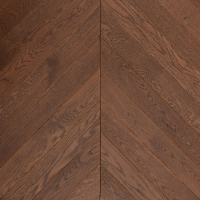 Паркет Елка Французская Lab Arte Chevron Дуб Натур Табак лак 400/328х125х14/3/60° в интерьере