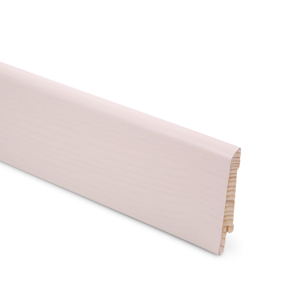 Плинтус шпонированный Lab Arte Ash White 70х15х2500