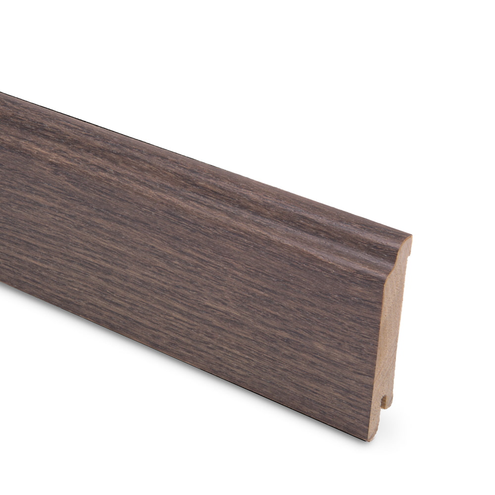 Плинтус шпонированный Lab Arte Oak Bazalt 80х15х2500