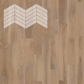 Паркет Елка Французская Lab Arte Chevron Дуб Рустик Лаунж лак 400/348х90х14/3/60° в интерьере