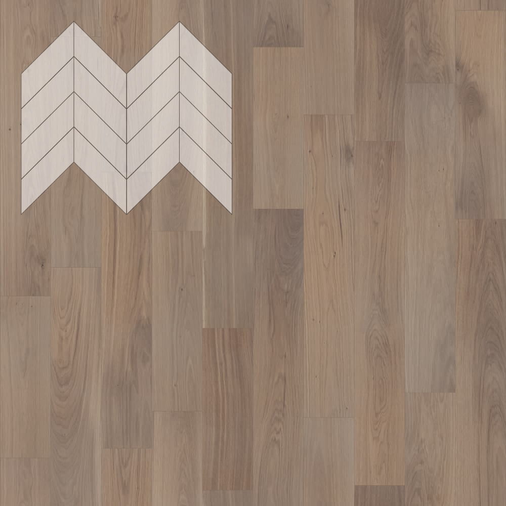 Паркет Елка Французская Lab Arte Chevron Дуб Селект Беж лак 600/450х150х14/3/45°