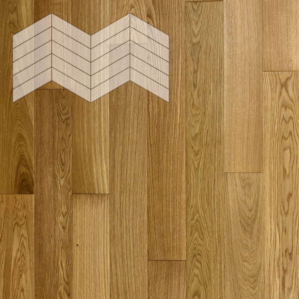 Паркет Елка Французская Lab Arte Chevron Дуб Натур Масло UV.S 400/348х90х14/3/60°