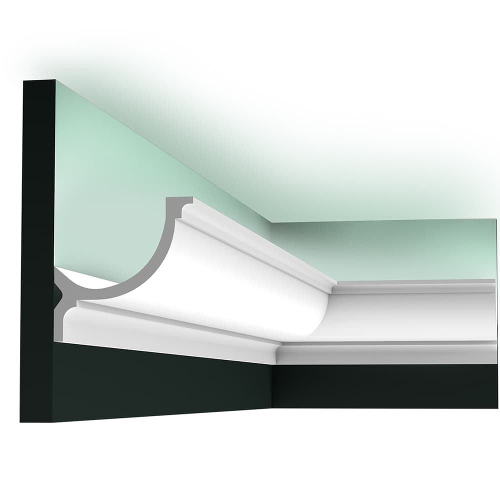 Плинтус из дюрополимера Orac Decor потолочный карниз C902 2000x103x103