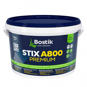 Клей для гибких напольных покрытий BOSTIK  STIX A800 PREMIUM 18 кг ТЕРМОРЕЖИМ в интерьере