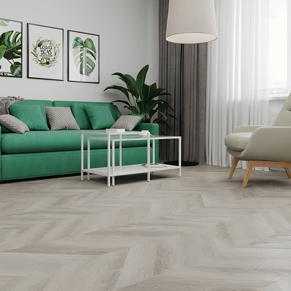 Ламинат ПВХ Alpine Floor Дуб Фантазия Chevron SPC ECO 18-1***