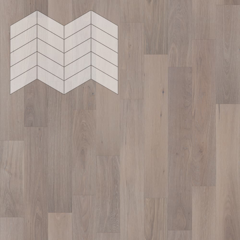 Паркет Елка Французская Lab Arte Chevron Дуб Натур Шарм лак 400/328х125х14/3/60°