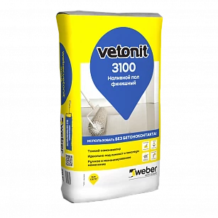 Наливной пол финишный Weber Vetonit 3100 20кг в интерьере