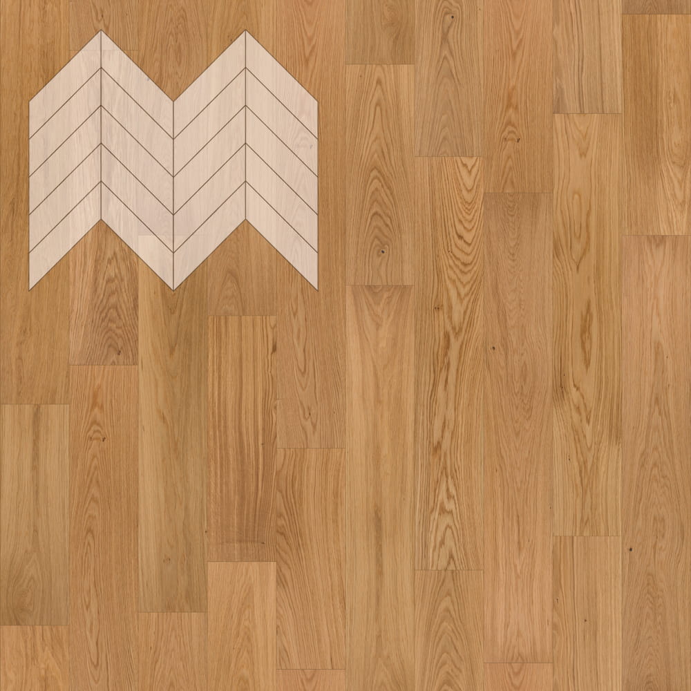 Паркет Елка Французская Lab Arte Chevron Дуб Селект лак 600/475х125х14/3/45°