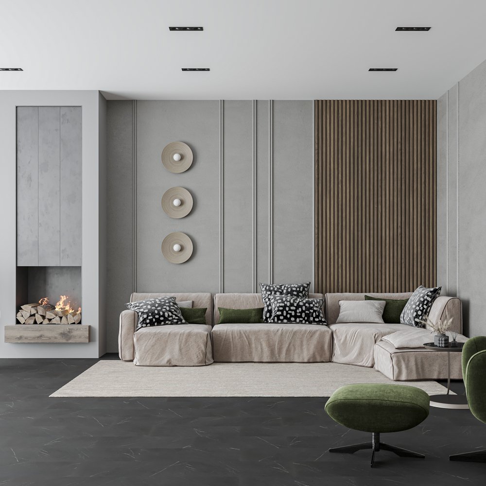 SPC Ламинат Alta Step Мрамор серый 610x305x5 (2,605 м2) SPC9902